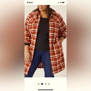 Duluth Trading Company Flannel Duster. Wore one time but color didn’t work on me
